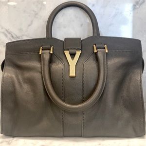 Beautiful grey YSL satchel